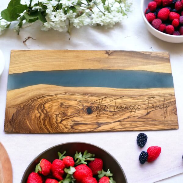 Olive wood and Resin Charcuterie board - Image 2